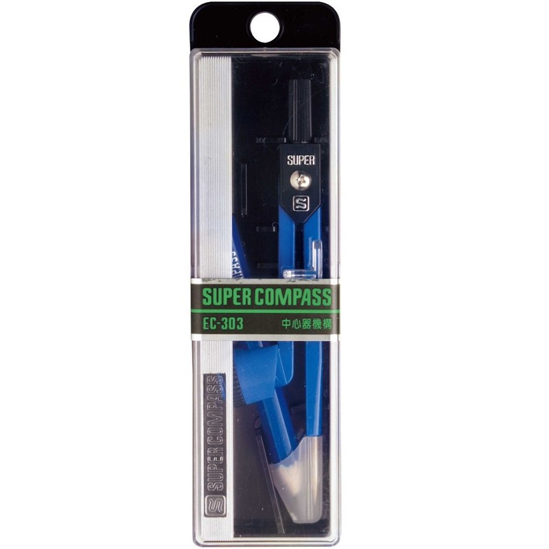 Sonic EC-303-K Super Compass for Pencils, Navy Blue