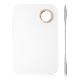 Tomedeks Makeup Mixing Palette,Foundation Palette,Transparent Makeup Palette,Makeup Tools,Foundation Kit,Travel Makeup Palette,Contouring Palette with Makeup Spatula for Cosmetic Mixing Color