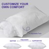 HOMELAB 2 Pack Standard Pillows for Sleeping - 100% Breathable