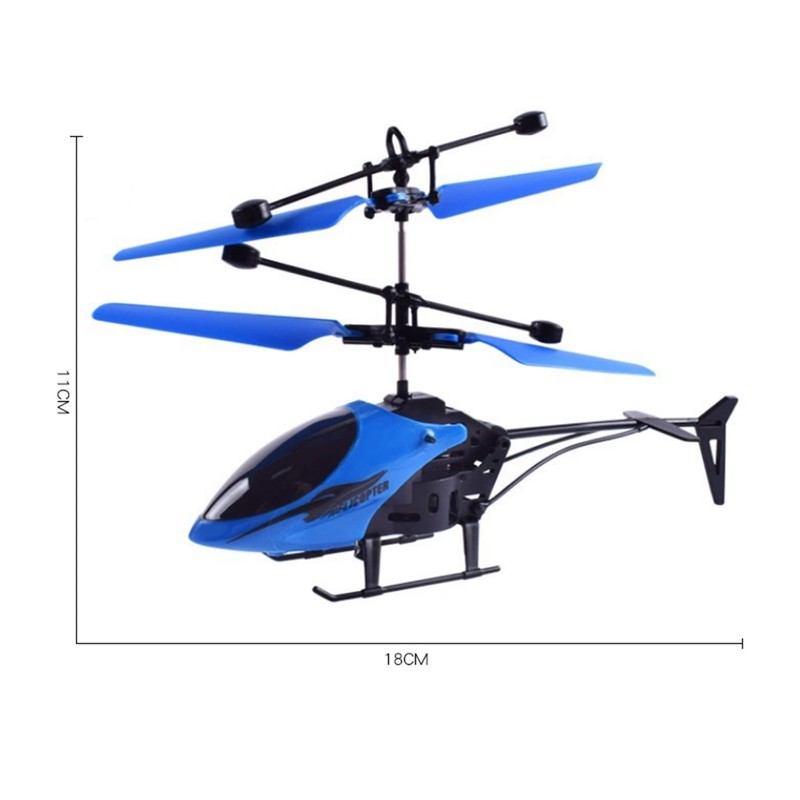 XUBX Flying Toys, Children's Flying Helicopter, Infrared Induction Robot Mini
