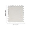 10pcs Plush Foam Floor Mat Thickened Cuttable Interlocking Carpet Tiles