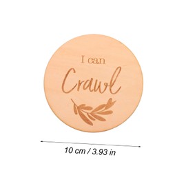 Kisangel 12pcs Creative Milestone Cards for Monthly Growth Birthday Newborn Photo Props for Social Media Memorable Photo Albums