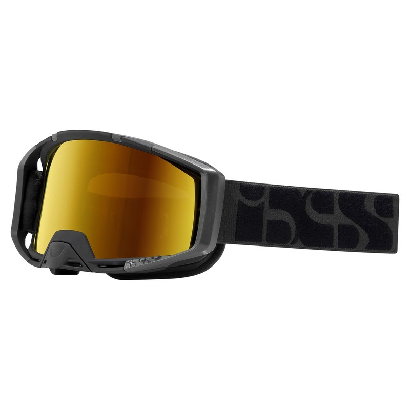 IXS Trigger Lp MTB/BMX/E-Bike Mask, Black/Gold, Low Profile