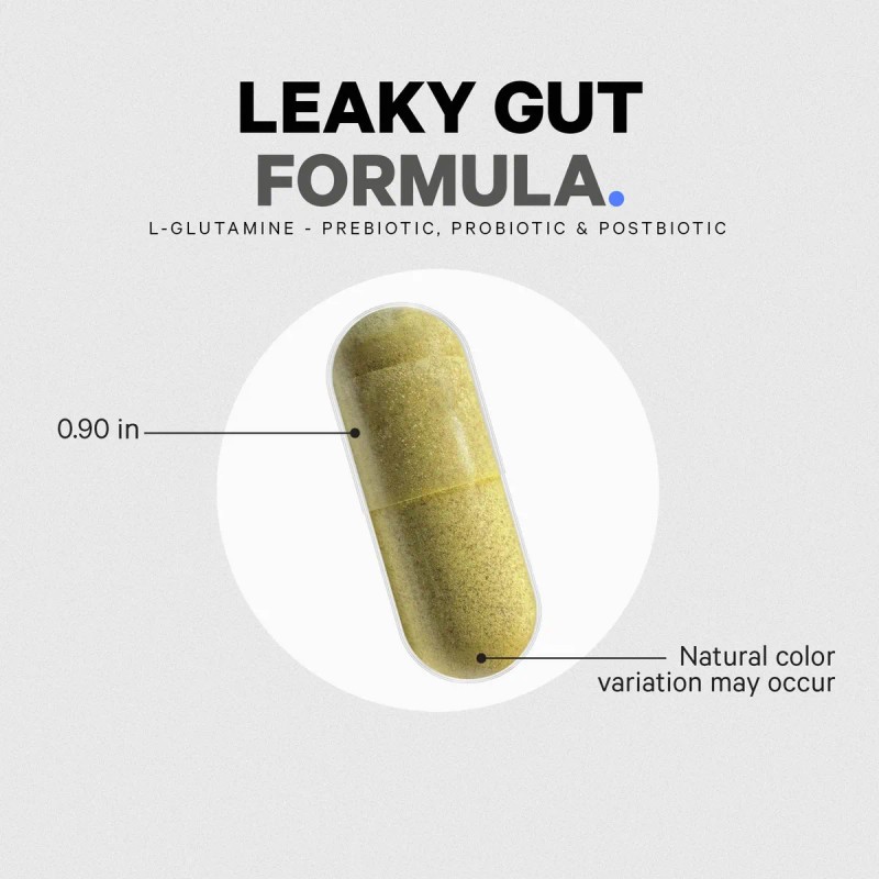 Codeage Leaky Gut Supplement Con L-glutamina