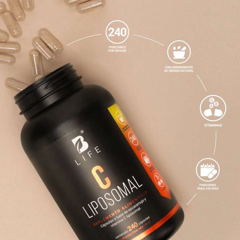 Vitamina Liposomal Rose Hips 240caps Life Sabor