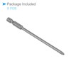 CoCud Phillips Cross Screwdriver Bits, PH1 4mm 100mm Long 1/4"