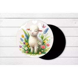 Unbranded 4, Easter #8, 4" Coasters, 4mm thick, neoprene, non-slip (r209)