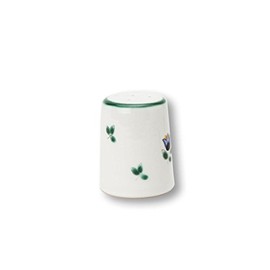 GMUNDNER KERAMIK Salt Shaker Smooth Diameter 4.8 cm Scattered Flower Tableware Handmade in Austria