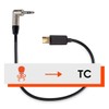Eonvic Timecode Cable Right Angle 3.5mm TRS for Deity Tentacle