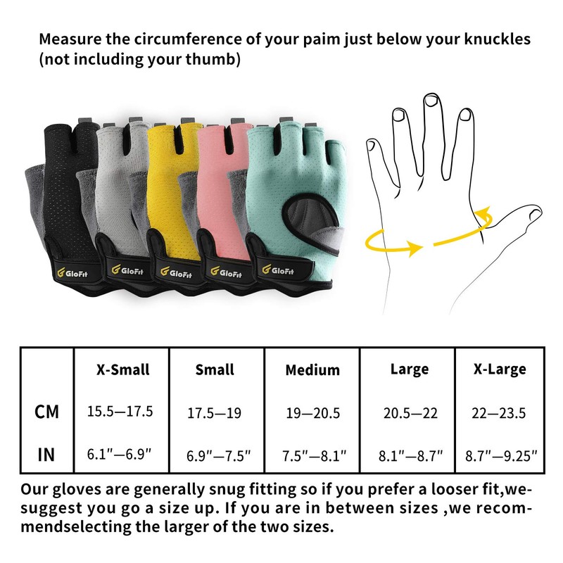 LIFECT Freedom Workout Gloves, Knuckle Weight Lifting Shorty Fingerless Gloves