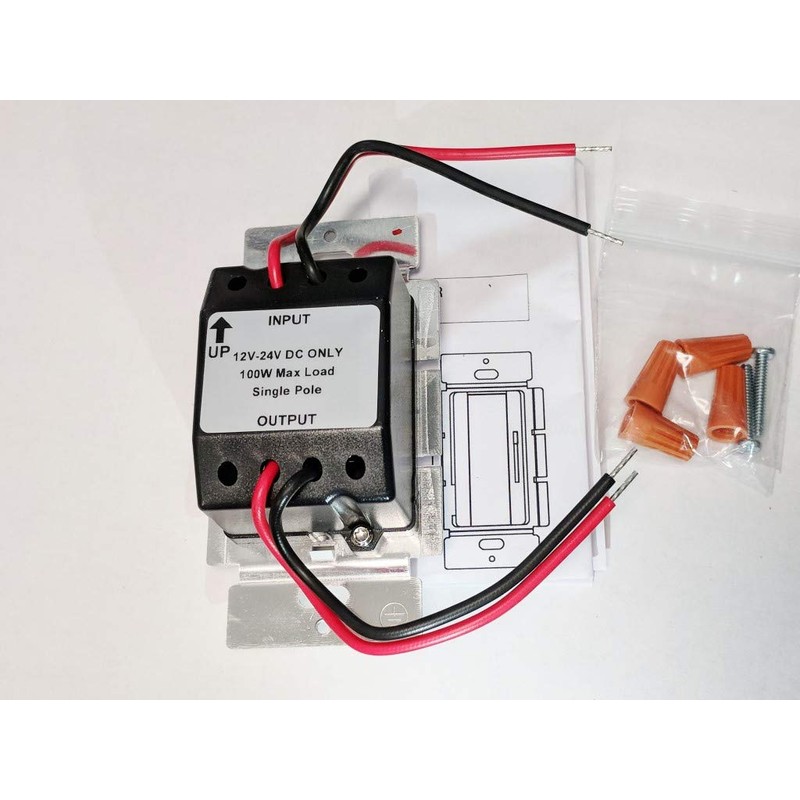 PWM LED Slide Dimmer 8A (Wall Plate) Low Voltage 12v/24v