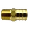 GRIDTECH (2 Pack) Brass 3/4” PEX to 3/8” NPT Male