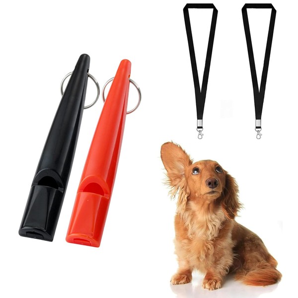 dinghaole 2 Pcs Professional Dog Whistles, Dog Training Whistle to