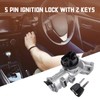 Asical Ignition Switch with 2 Keys Suitable for Boxer for