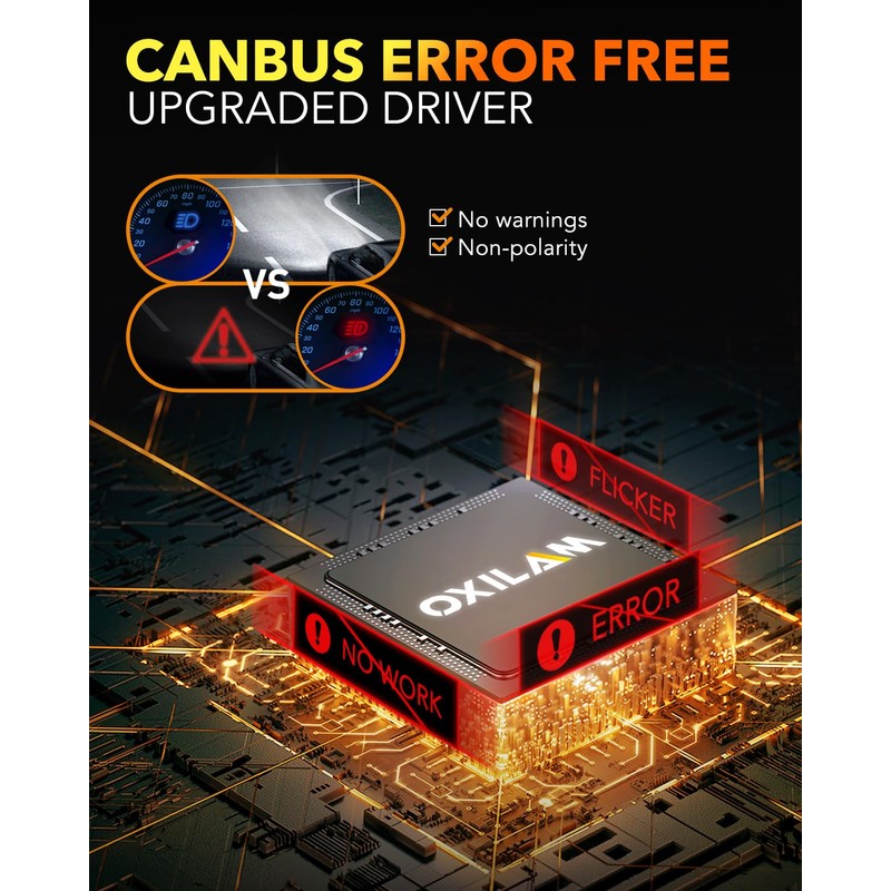 OXILAM M5S 9OO5 Bulbs 2024 1:1 Halogen Size, 30000LM Brighter