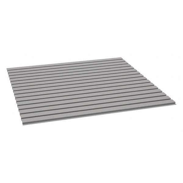 Corrugated Steel Decking, Gray, 48 in. W BSD-4848