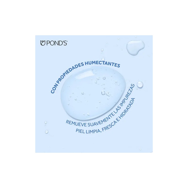 Limpiador Facial Pond’s Ácido Hialurónico + Vitamina B3 200ml –