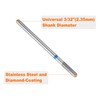 sourcing map 120-140 Grits Diamond Grinding Bit 2.5mm Cylindrical Ball