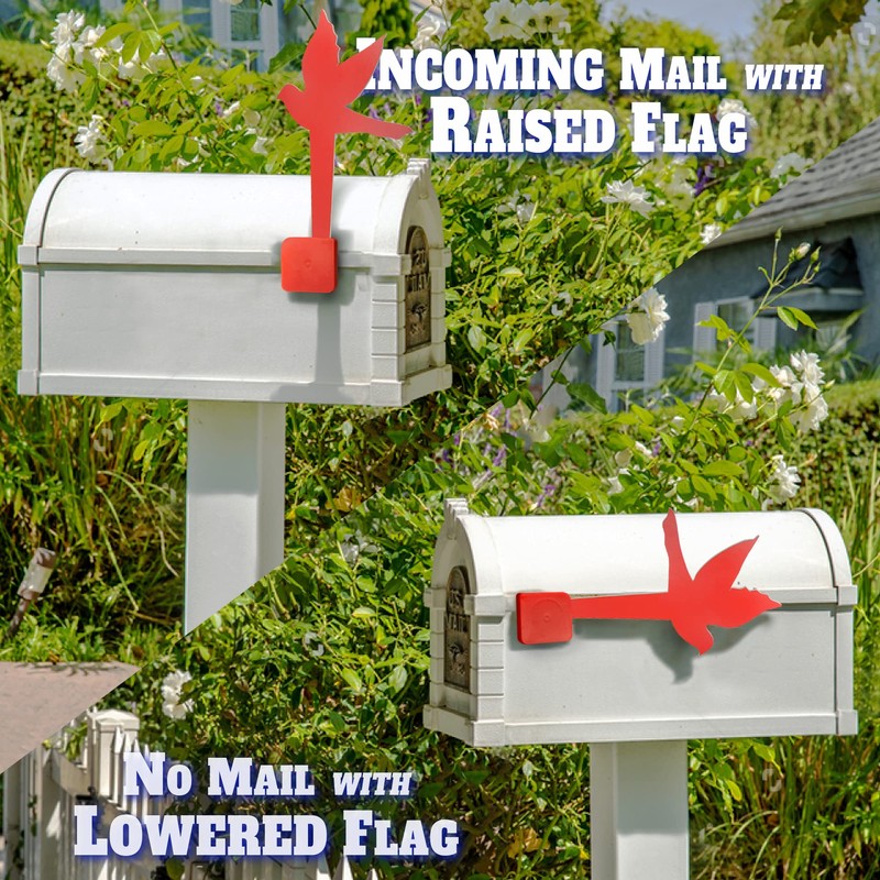 Anley Universal Outgoing Mail Dove Bird Mailbox Flag for Wood,