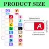 A to Z 26 Letters Index Labels Multicolor Alphabet Tabs