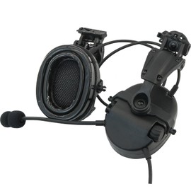 TACGZGJSM Ear Protection Electronic Shooting Earmuff Noise Canceling Headphones for ARC rail Helmets，huntting