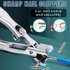 Nail Clippers with Catcher- DRMODE Wide Jaw Opening Nail Clippers
