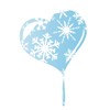 CafePress Melting Ice Heart 10"x3" Rectangle Vinyl Bumper Sticker Car