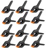 12 Pack Spring Clamps,4.5in Professional Plastic Heavy Duty Spring Clips,Large