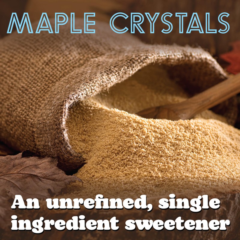 Wilderness Poets, Organic Maple Sugar Crystals (8 Ounce - 227g)