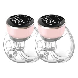 Extractor De Leche Portátil Nanalazy Manos Libres Rosa 2 Pcs