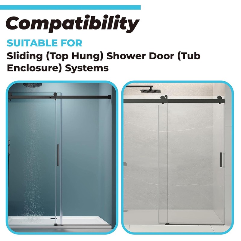 M6219 Sliding Shower Door Bottom Guide for Sliding(top Hung) Shower