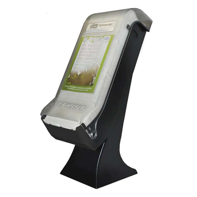 Tork Xpressnap Push-Button Drive-Thru Napkin Dispenser Black N4, Fast Service