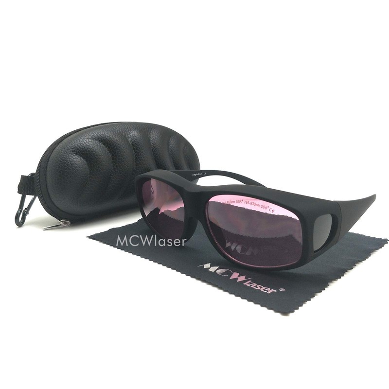 MCWlaser Laser Safty Safety Glasses 750-850 & 765-830nm Typical for