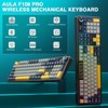 AULA F108 PRO - Wireless Mechanical Keyboard with Screen&Knob,Hot Swappable