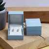 Dew Sterling Silver Small Knot Stud Earrings