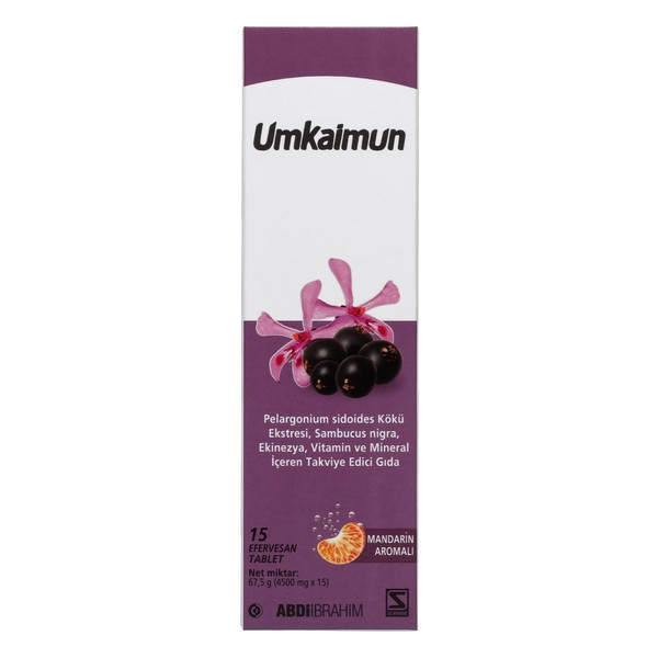 Umkaimun Vitamin ve Mineral Efervesan 15 Tablet