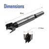 Faithfull FAIFOR15 Forstner Bit for Hardwood, Softwood, Drilling, Boring, Straight,