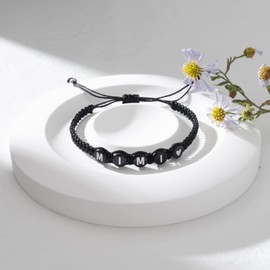 seensea Mimi Braided Bracelet Grandmother Adjustable Heart Link Bracelet for Grandma ID Bracelet Birthday Christmas Family Jewelry for Women (MIMI Bracelet)