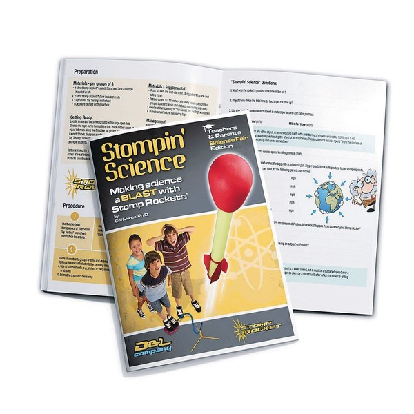 Stomp Rocket The Original Stompin' Science Book - Use with Toy Rocket Launcher Kits