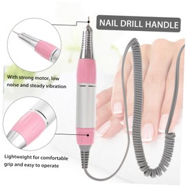 Healeved Professional Nail Drill Handpiece Lightweight Electric Manicure and Pedicure Tool for Model Design Low Noise and