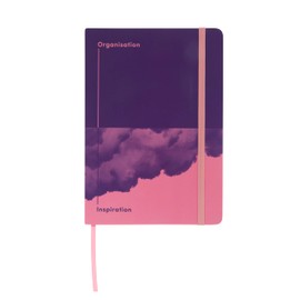 Jumble & Co Chaos & Control A5 Ruled Notebook - Organisation & Inspiration - 100% Recycled Paper - Purple/Pink