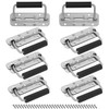 Biugaaufai 8 PCS 4.8 x 2.9 inch Stainless Steel Pull