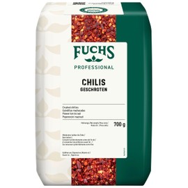 Fuchs Professional - Chili Crushed | Gives Chili con Carne the Right Sharpness | Professional Quality for Bulk Consumers | 0.7 kg in Recyclable Bag