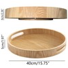 i-lan 16" Wooden Lazy Susan Organizer for Table Top- 360°