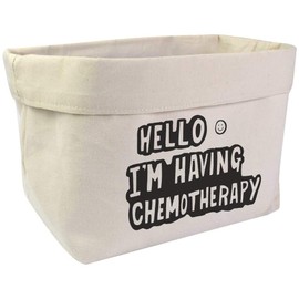 Large 'I'm Having Chemotherapy' Canvas Organiser/Storage Bag (OR00005616)
