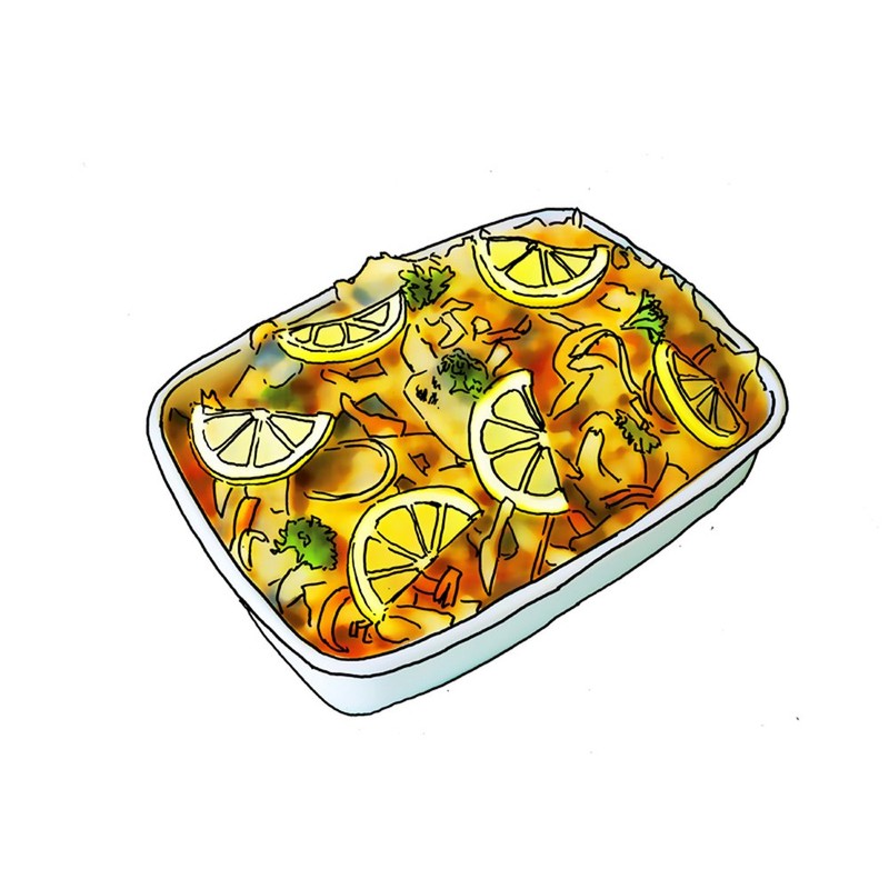 Fuji Hollow Shallow Square Container Konte L Moss Green KE-L