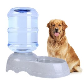 Large Dog Water Bowl Dispenser,3 Gallon/11L Gravity Automatic Pet Water Dispenser,Gravity Water Bowl for Dogs Cats,Large Dog Water Fountain