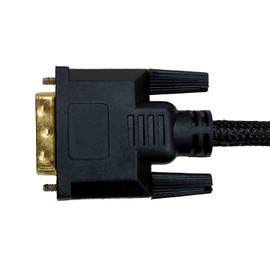 Oypla 1m DVI-D 24 + 1 Pin Male to Male Dual Link Gold Cable Lead