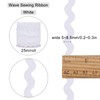 GORGECRAFT 1 Roll 27yd/25m RIC Rac Trim Ribbon Wave Sewing
