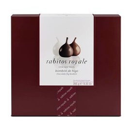 Rabitos Royale – 15 Piece Dark, Milk & White Chocolate Covered Fig Bonbons Gift Box (9.35oz / 265g)